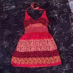 Hollister mini halter dress